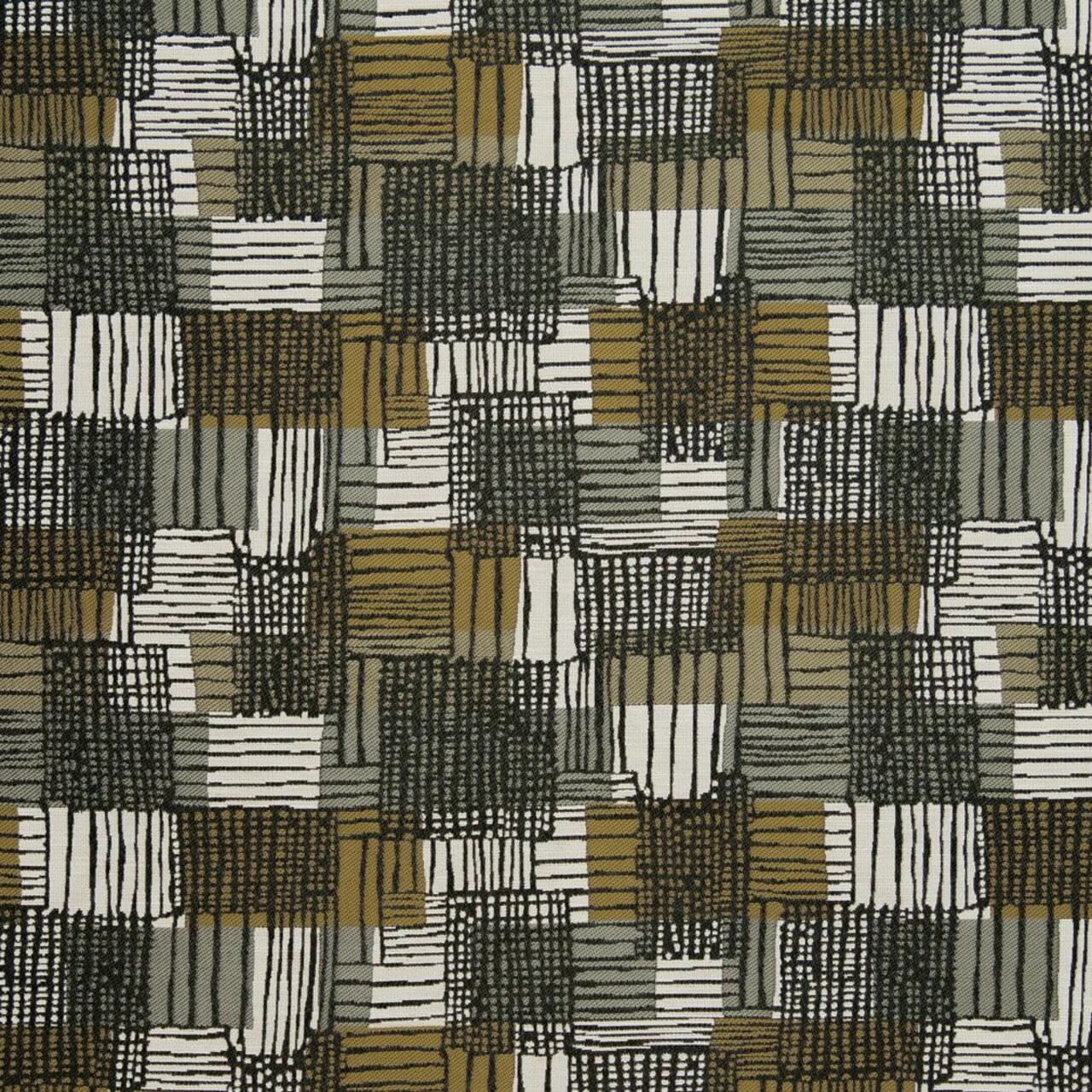 Upholstery Fabric - Black,Gold & Yellow,Grey & Silver Abstract & Geometric Upholstery Fabric 54 Inches"